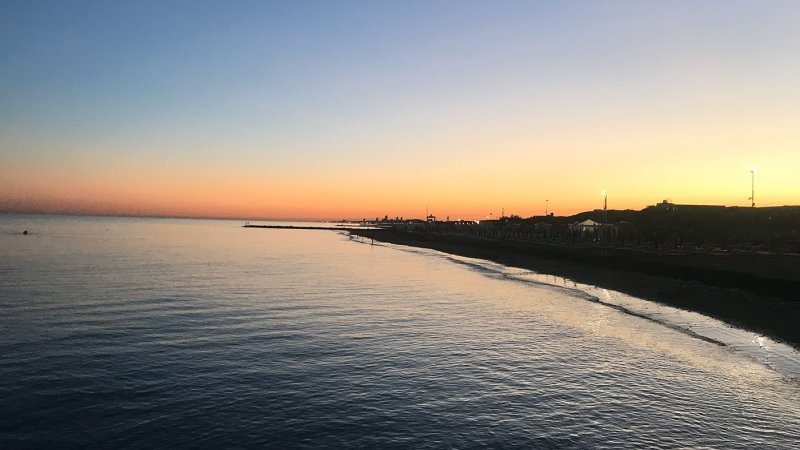 Jesolo beach by Night